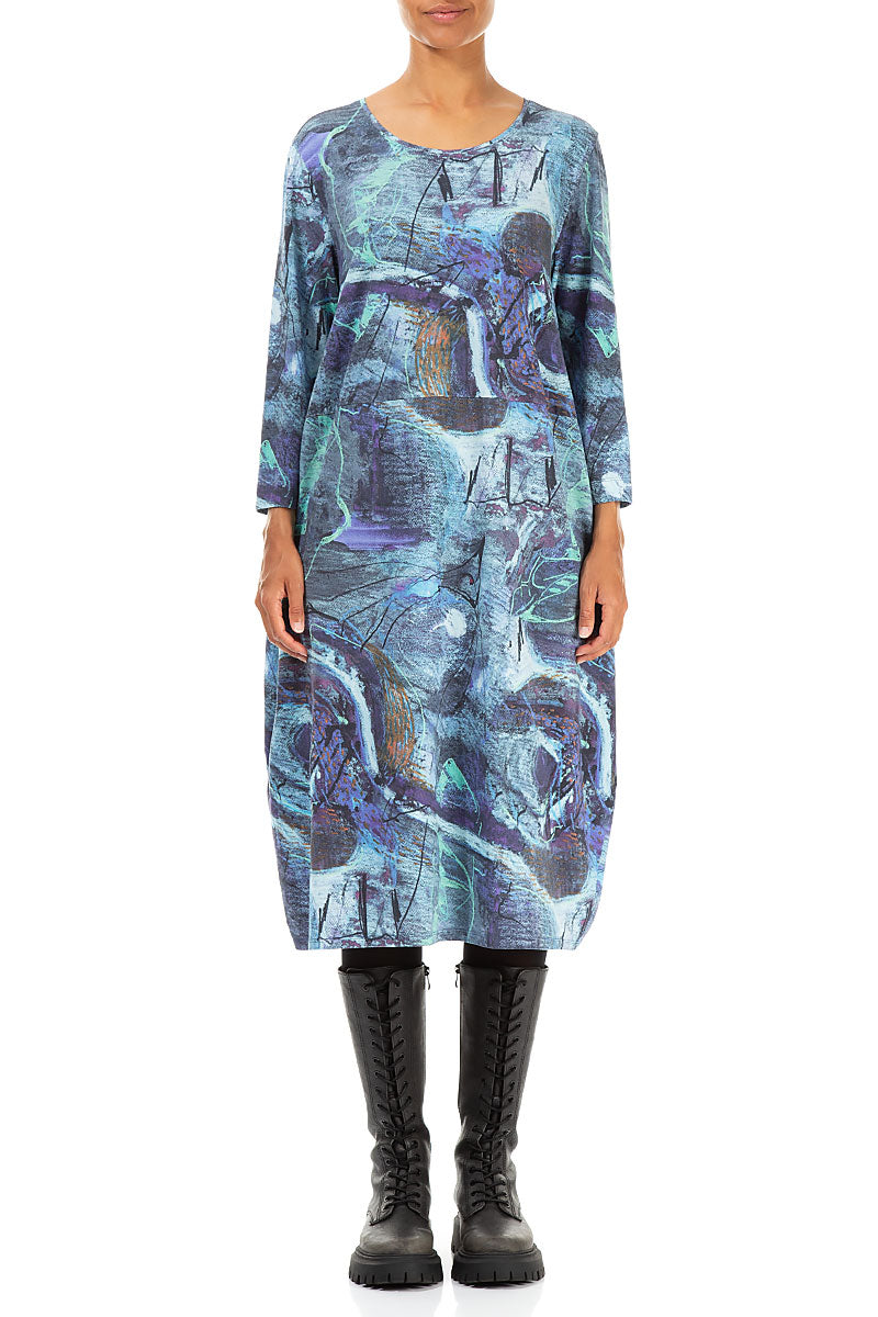 Balloon Blue Reverie Cotton Dress 1