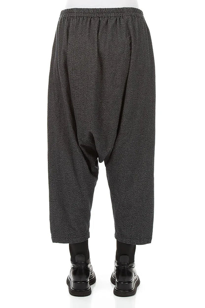 Balloon Charcoal Wool Trousers 2