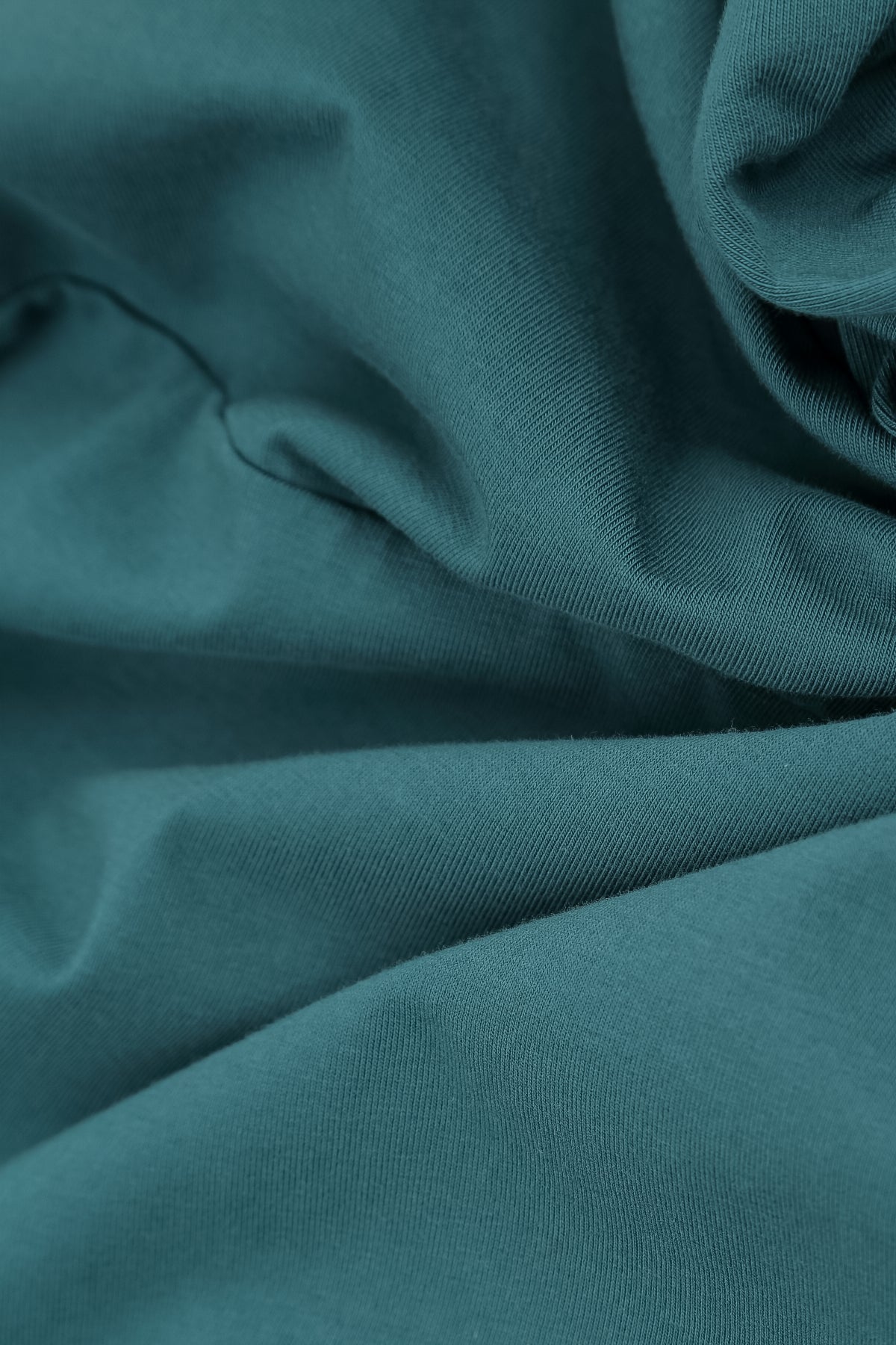 Robe ballon en Coton turquoise foncé