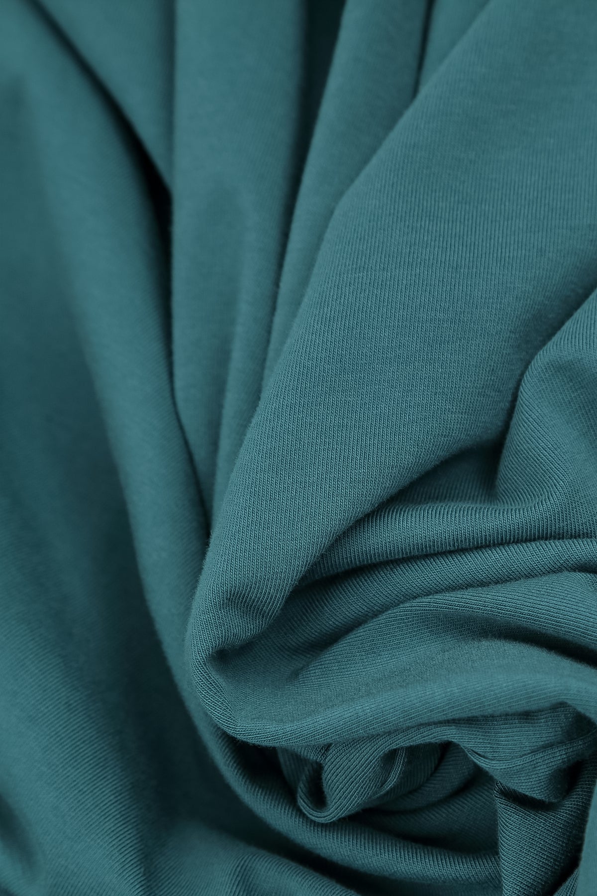 Robe ballon en Coton turquoise foncé