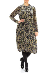 Balloon Devoré Petals Gold Silk Velvet Jacket 3