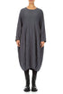 Balloon Graphite Pleated Silk Bamboo Dress 1