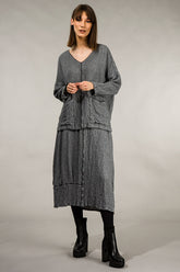 Balloon Grey Wool Skirt 6