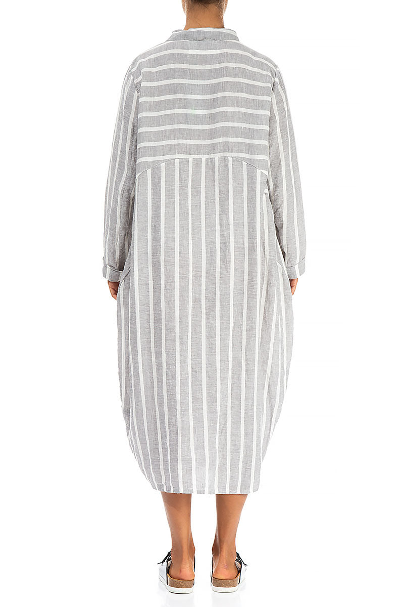 Balloon Light Striped Linen Jacket 2