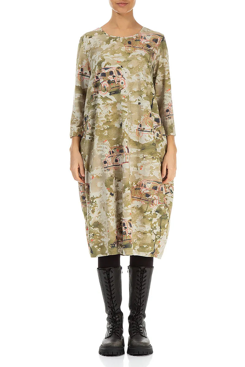 Balloon Retro Cotton Dress