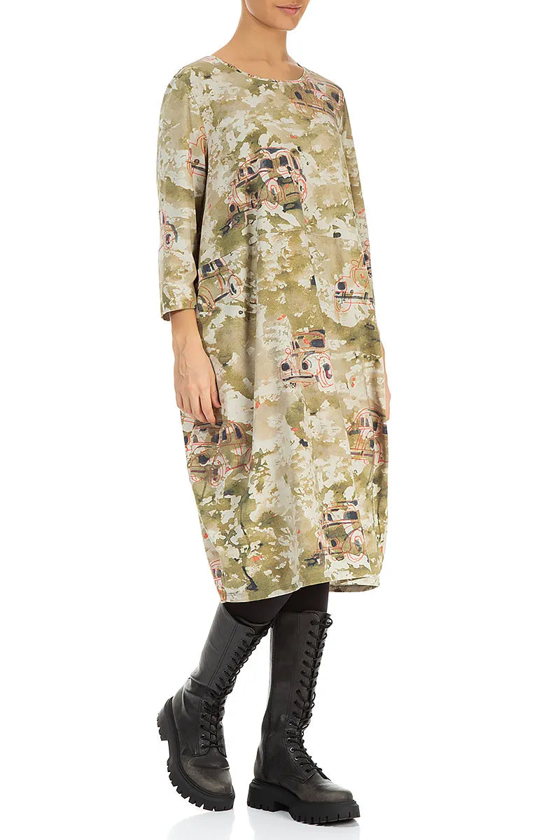 Balloon Retro Cotton Dress