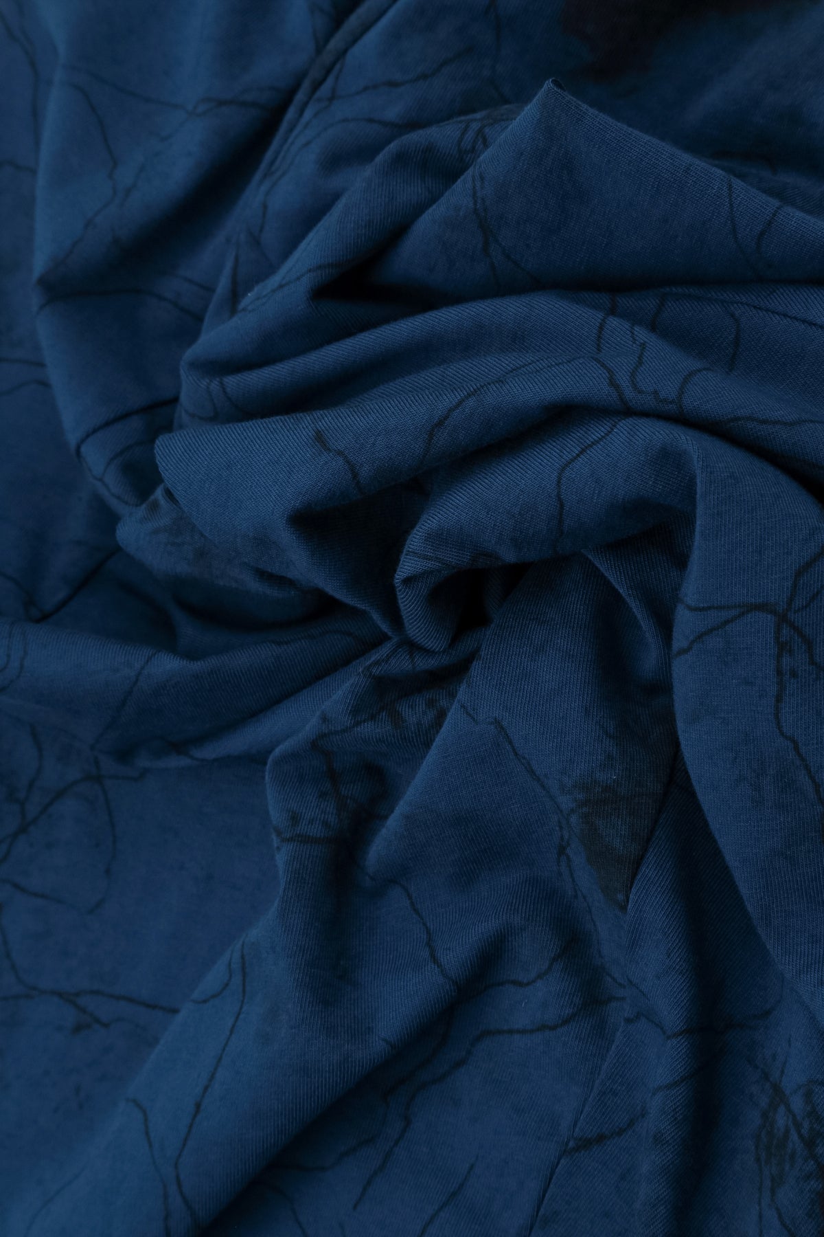 Balloon Royal Blue Marble Cotton Dress