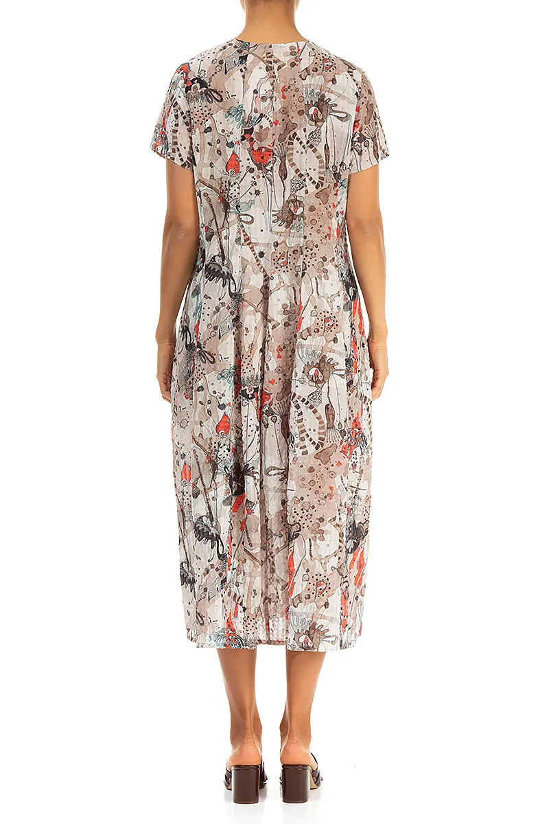 Balloon Savannah Textured Silk Dress 2