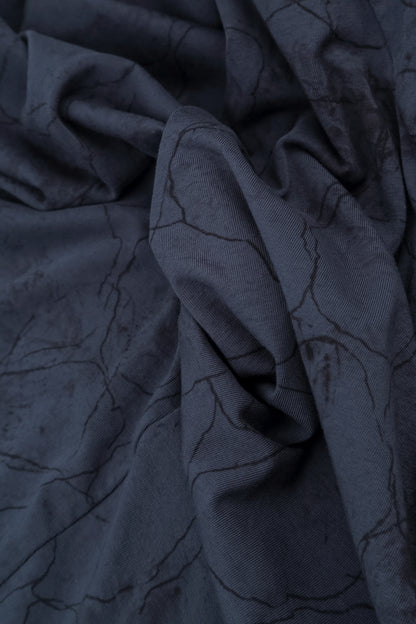 Balloon Slate Blue Marble Cotton Dress 5