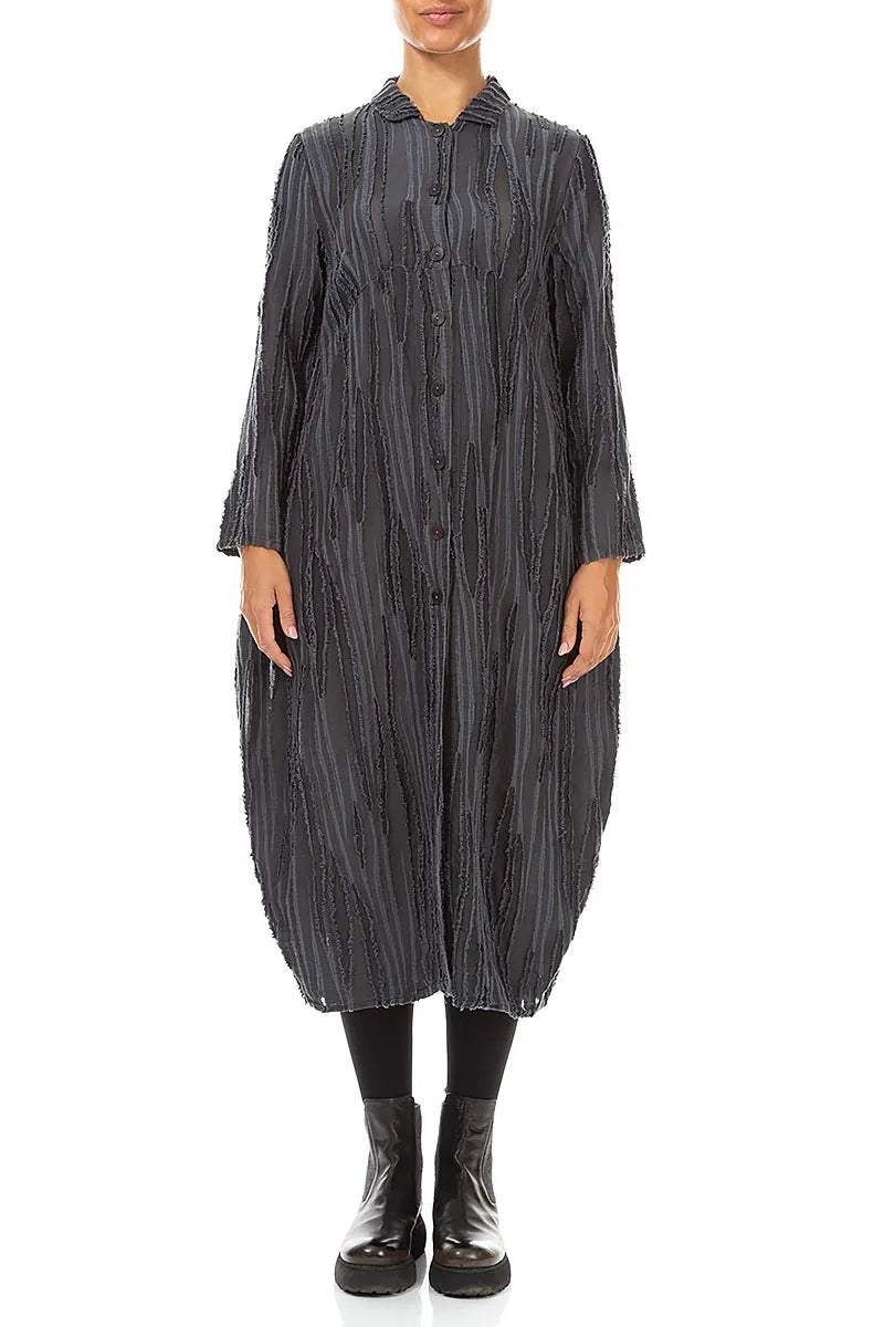 Balloon Slate Fray Weave Jacket 2