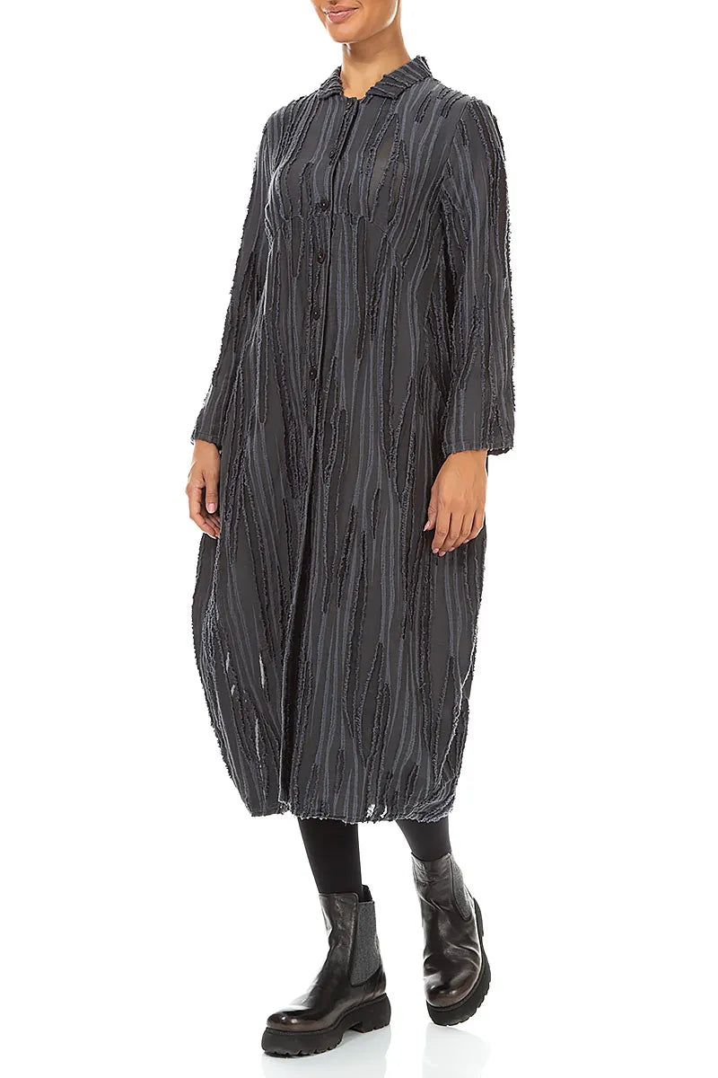 Balloon Slate Fray Weave Jacket 4