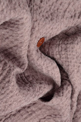 Balloon Textured Greige Linen Jacket 5