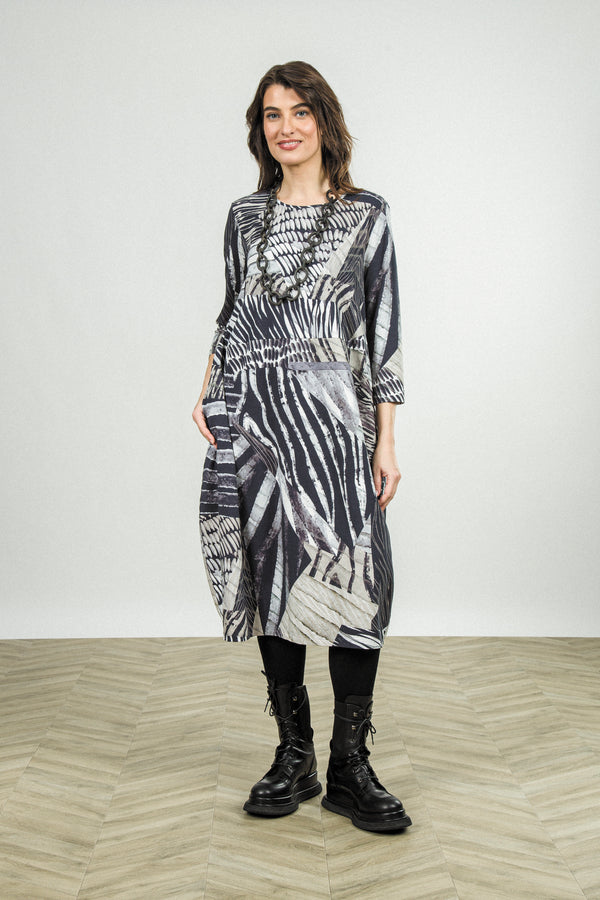Balloon Wild Ink Cotton Dress 1