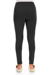 Black Cotton Leggings 2