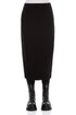 Black Cotton Pencil Skirt 1