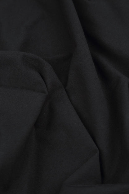 Short en coton stretch noir