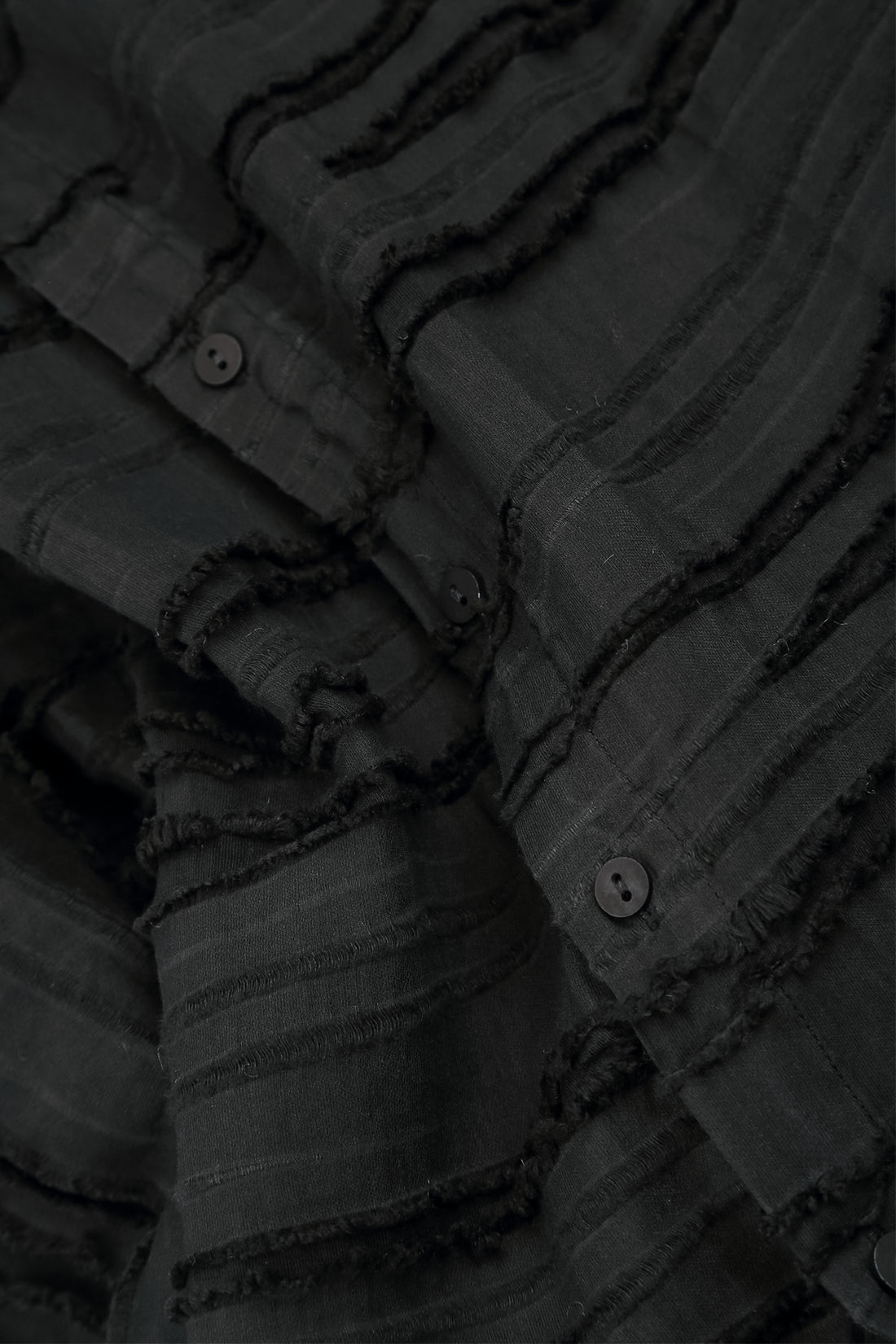 Black Fray Weave Jacket 5