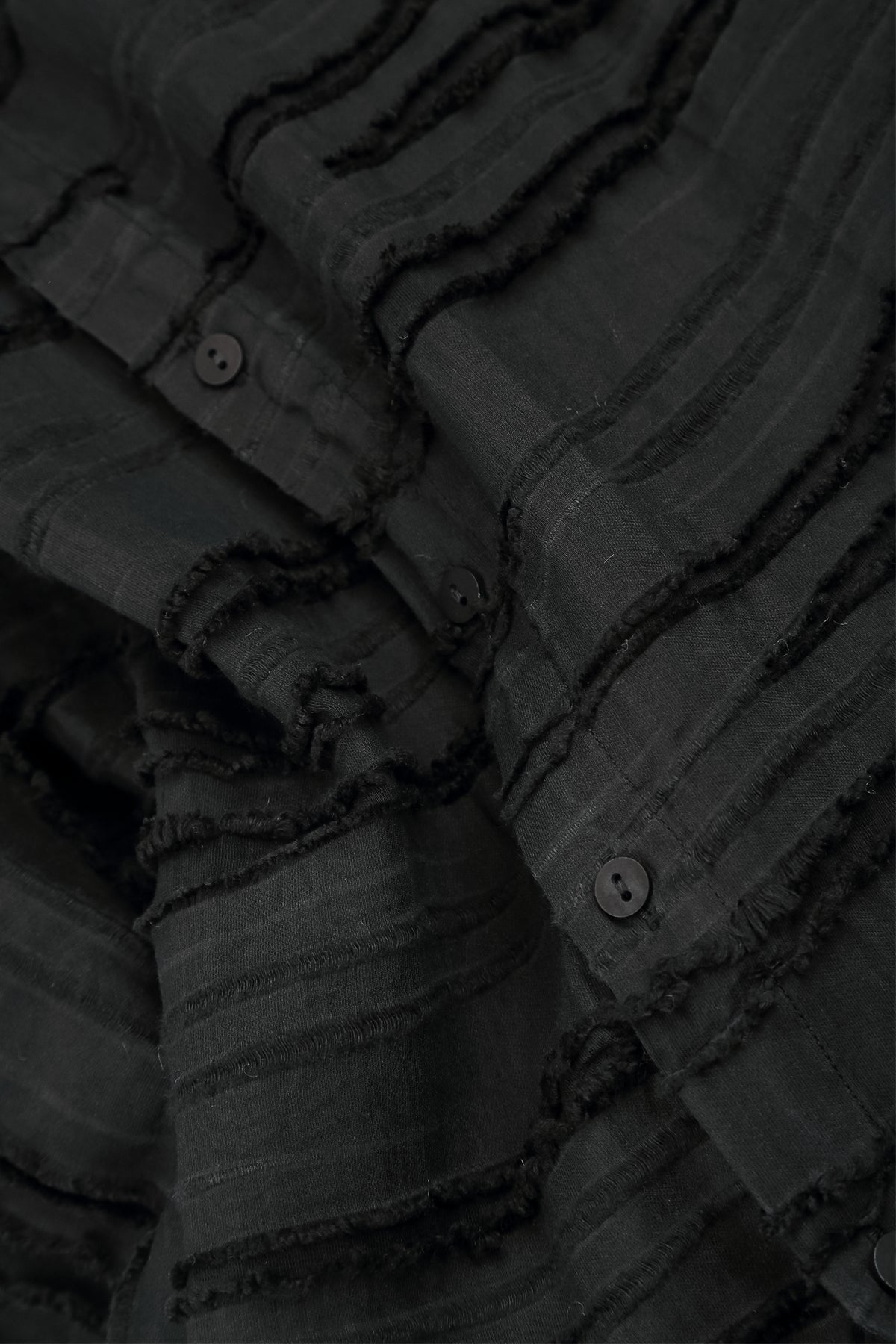 Black Fray Weave Jacket