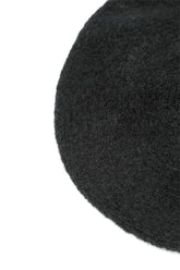 Black Knitted Wool Beret 6