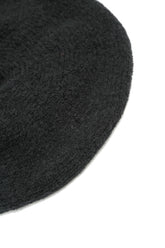 Black Knitted Wool Beret 4