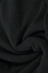 Black Knitted Wool Infinity Scarf 4