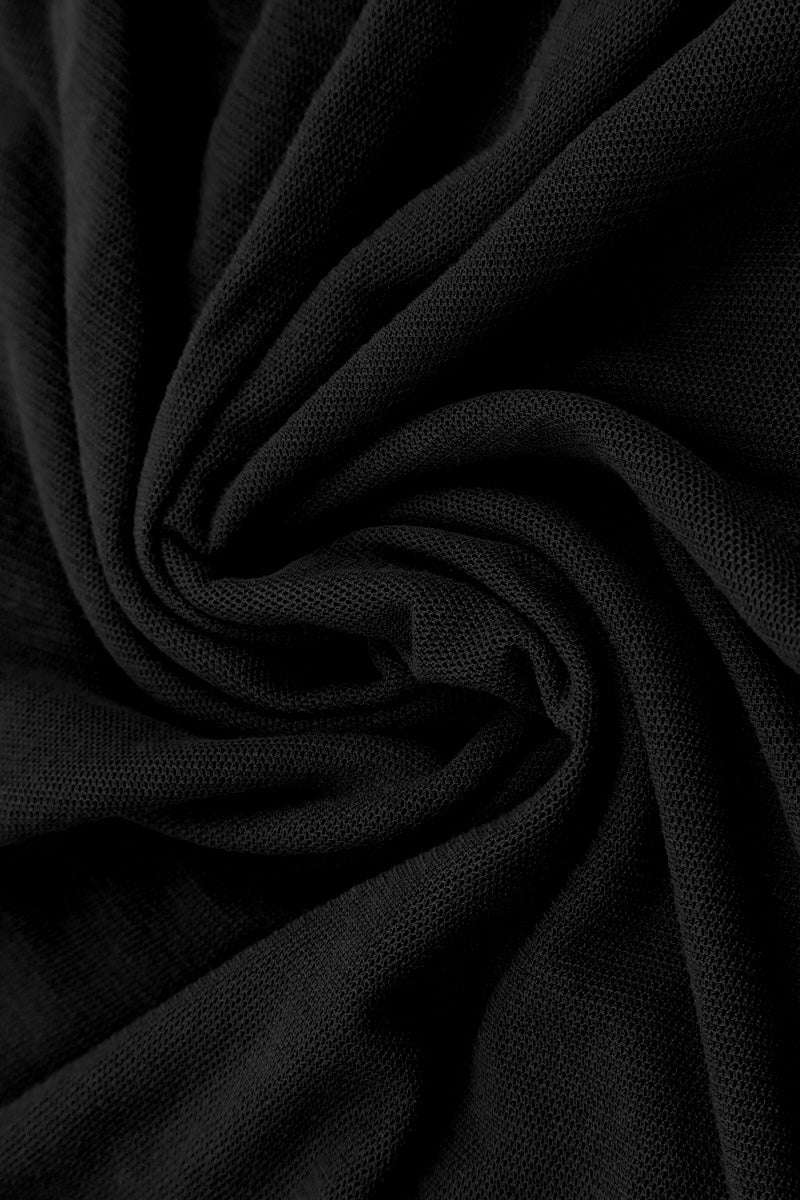 Schwarze Handgelenkschlaufen aus weichem Baumwollnetz