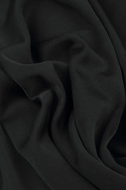 Black Silk Fine Bead Necklace 7