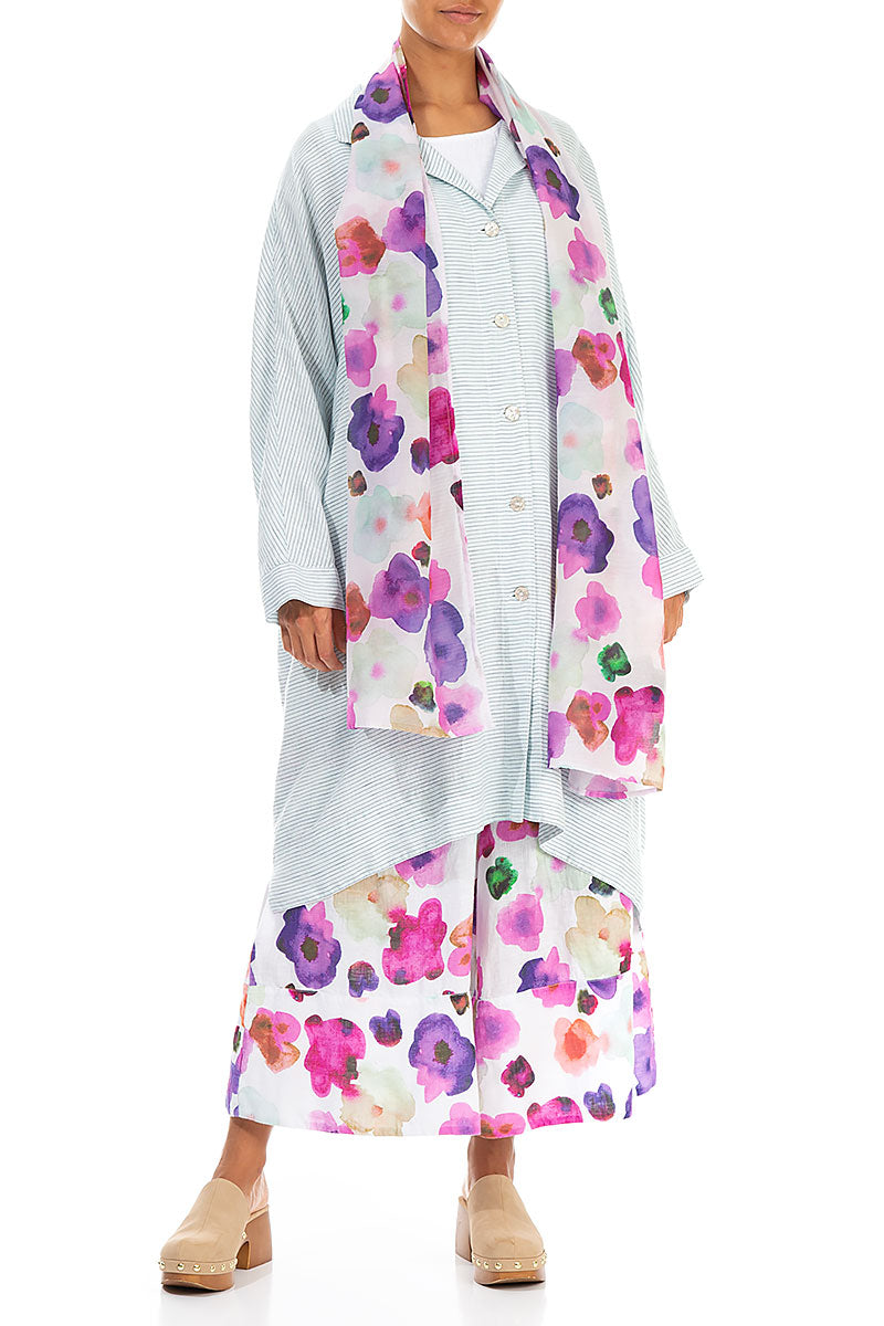 Blossom Silk Cotton Scarf 2
