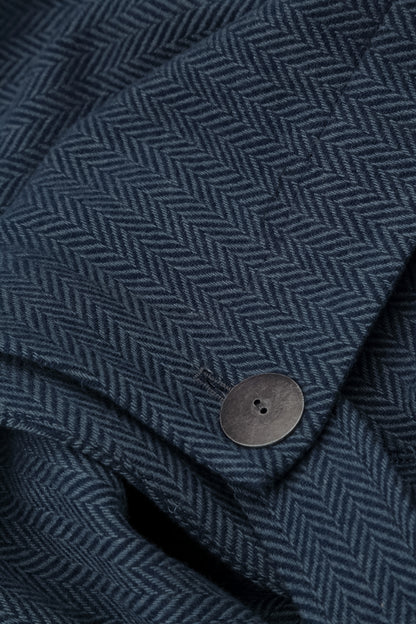 Blue Wool Dungaree Dress 5