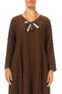 Boho Bloom Brown Necklace 1