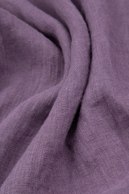 Boxy Amethyst Linen Jacket