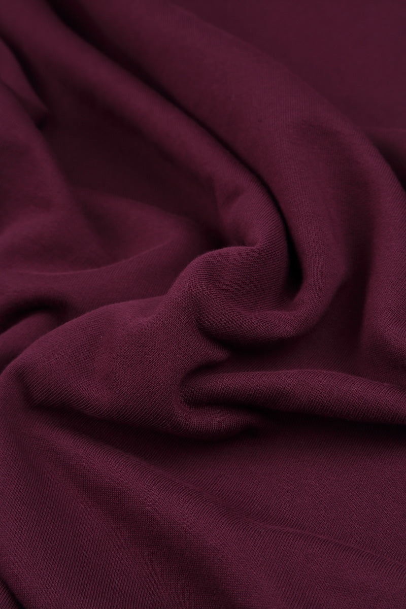 Boxy Aubergine Cotton Jumper 5