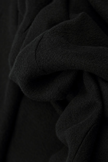 Boxy Black Cashmere Cotton Jumper 5