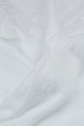 Boxy Frayed Edge White Gauze Linen Blouse 5