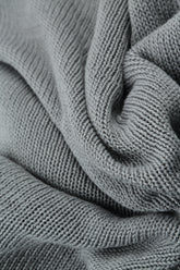 Boxy Light Grey Linen Cardigan 5