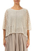 Boxy Off White Broderie Cotton Blouse 1