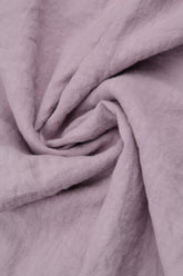 Buttoned Lilac Linen Dress 5