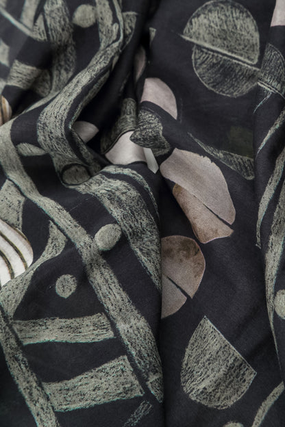 Cap Sleeves Moonlight Silk Cotton Blouse 5
