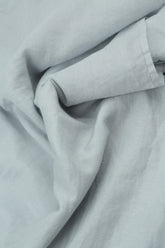 Cap Sleeves Silver Grey Silk Cotton Blouse 5