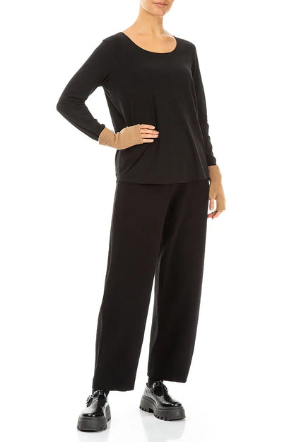 Caramel Soft Wool Arm Warmers