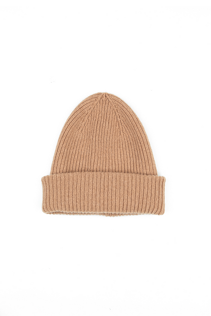 Caramel Soft Wool Beanie Hat