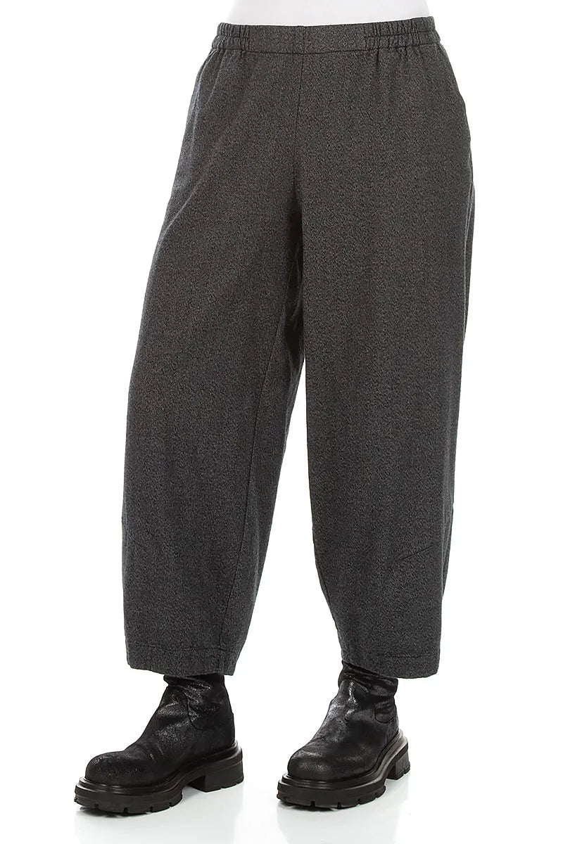 Charcoal Wool Trousers 3
