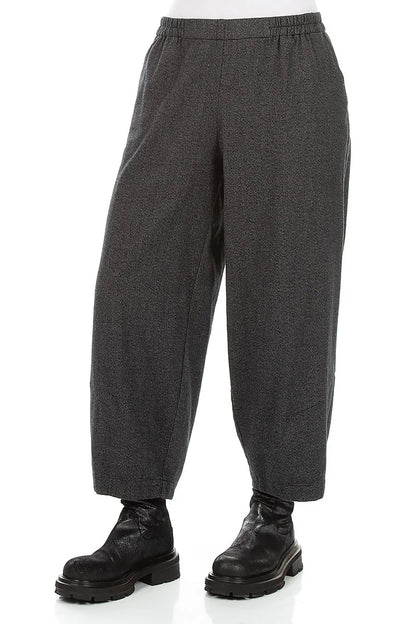 Charcoal Wool Trousers 3