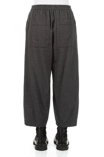 Charcoal Wool Trousers 2