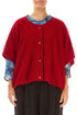Cherry Red Teddy Cotton Gilet 1