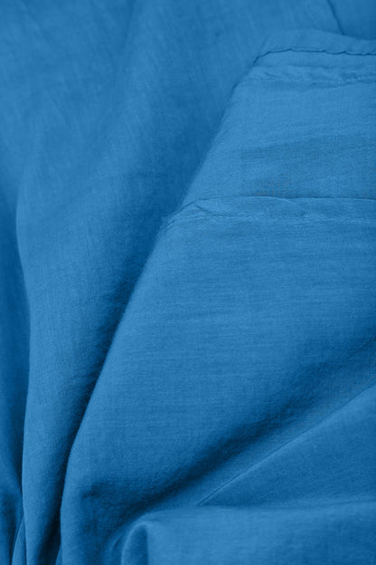 Cobalt Blue Silk Cotton Camisole Top 5