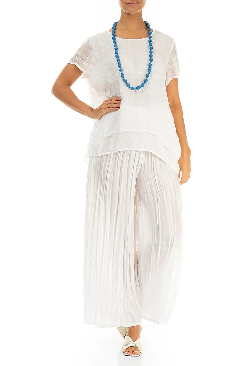 Cobalt Blue Silk Fine Bead Necklace 2