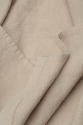 Collar Beige Linen Jacket 5