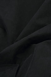 Collar Black Cotton Coat 5
