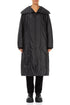 Collar Black Quilted Coat 1